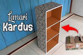 Membuat Lemari Kecil Dari Kardus